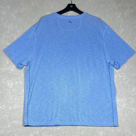 Tommy Bahama Island Zone T-Shirt Reversible Men’s XL Blue Paradise Short Sleeve - Picture 6 of 10